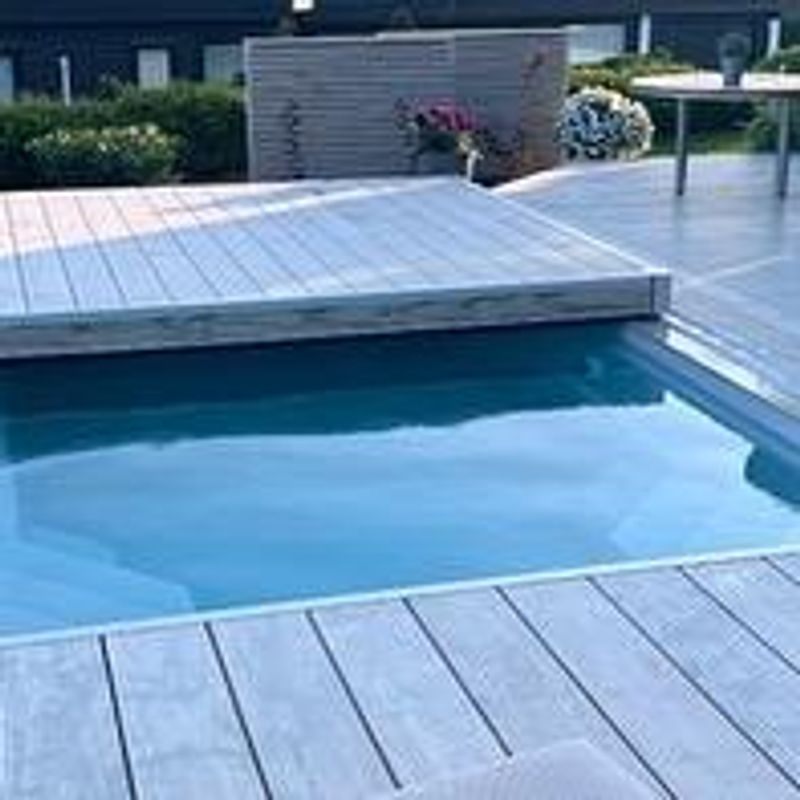 Aqvisdeck Skyvbart terassedekke 3,5x7 meter