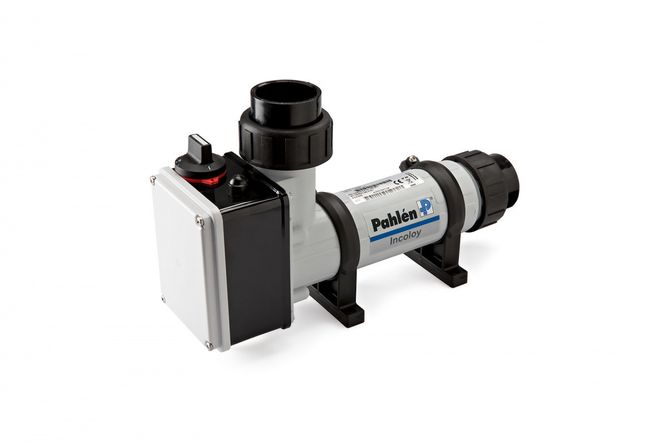 Hovedbilde Pahlen el-varmer i plast 9 kW til svømmebasseng