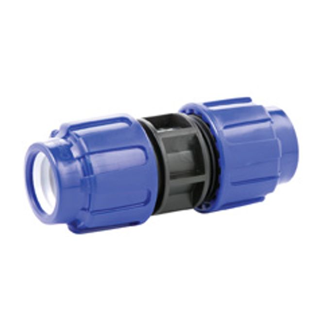 Hovedbilde Muffe 50 mm m/klemring for PE-rør