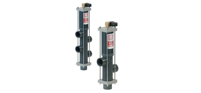 Besgo Ventil 40-140 fler veis ventil 3- bar. 230V. d 63 mm/2R